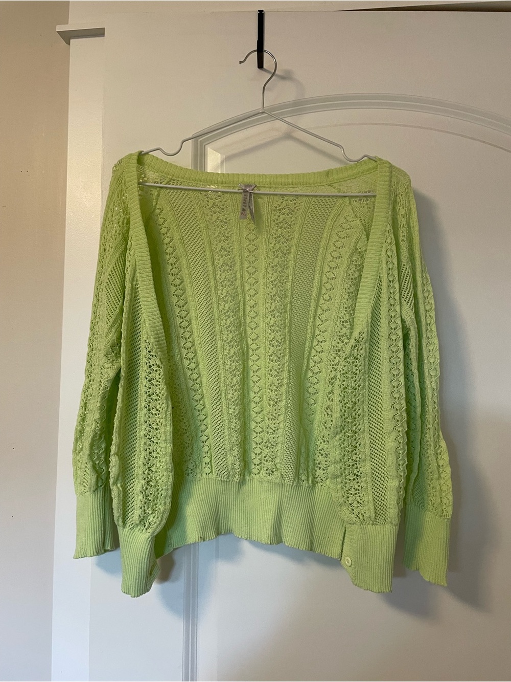 Y2K Light Green Knit Sweater